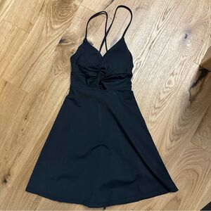 Sporty Black Dress with shorts